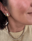 BRACHA Heart Of Gold Studs