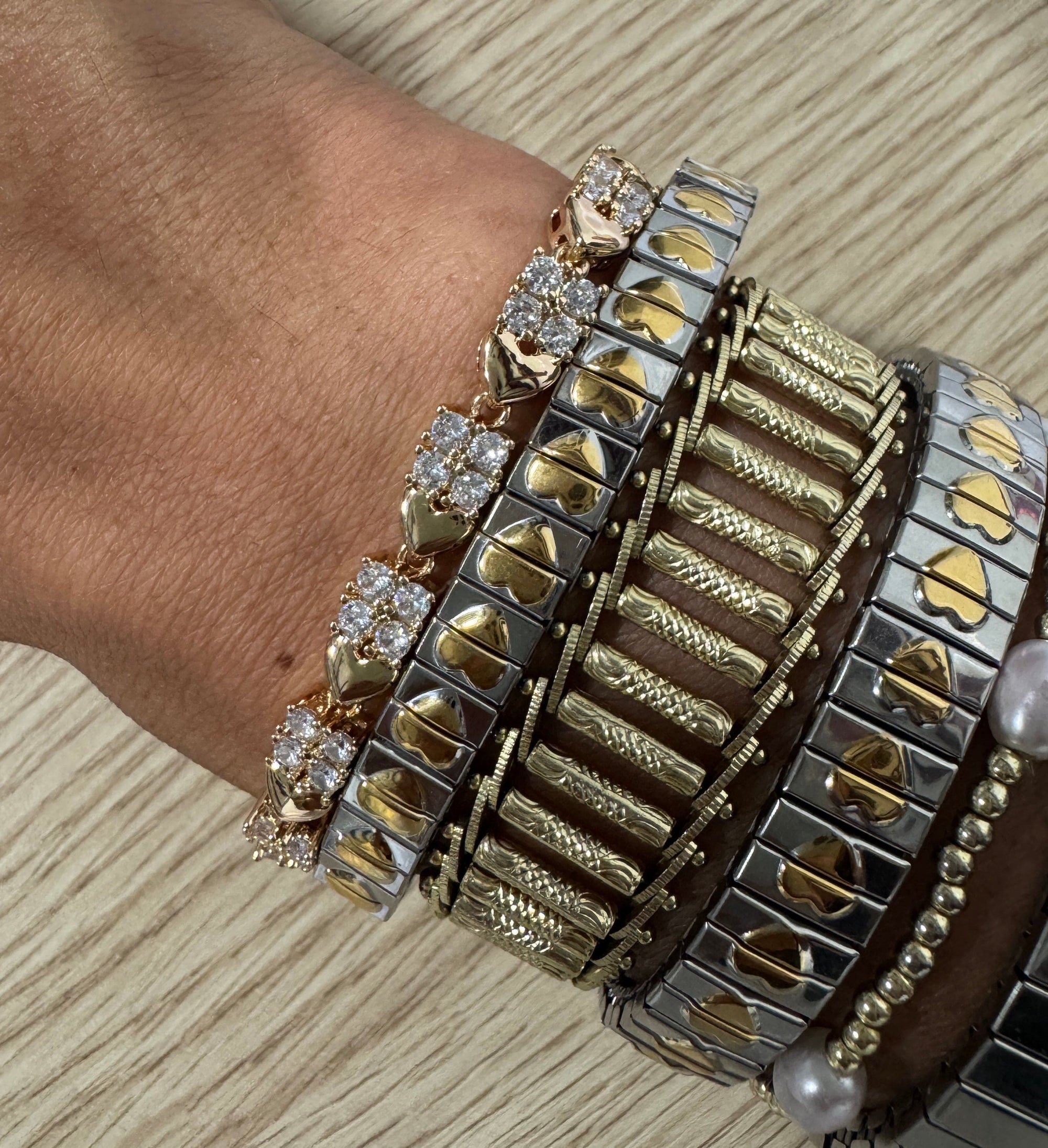 BRACHA Heart Tennis Bracelet