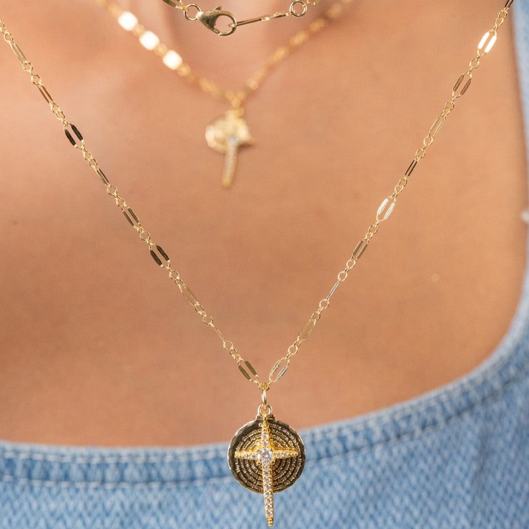 BRACHA Hopeful Cross Necklace