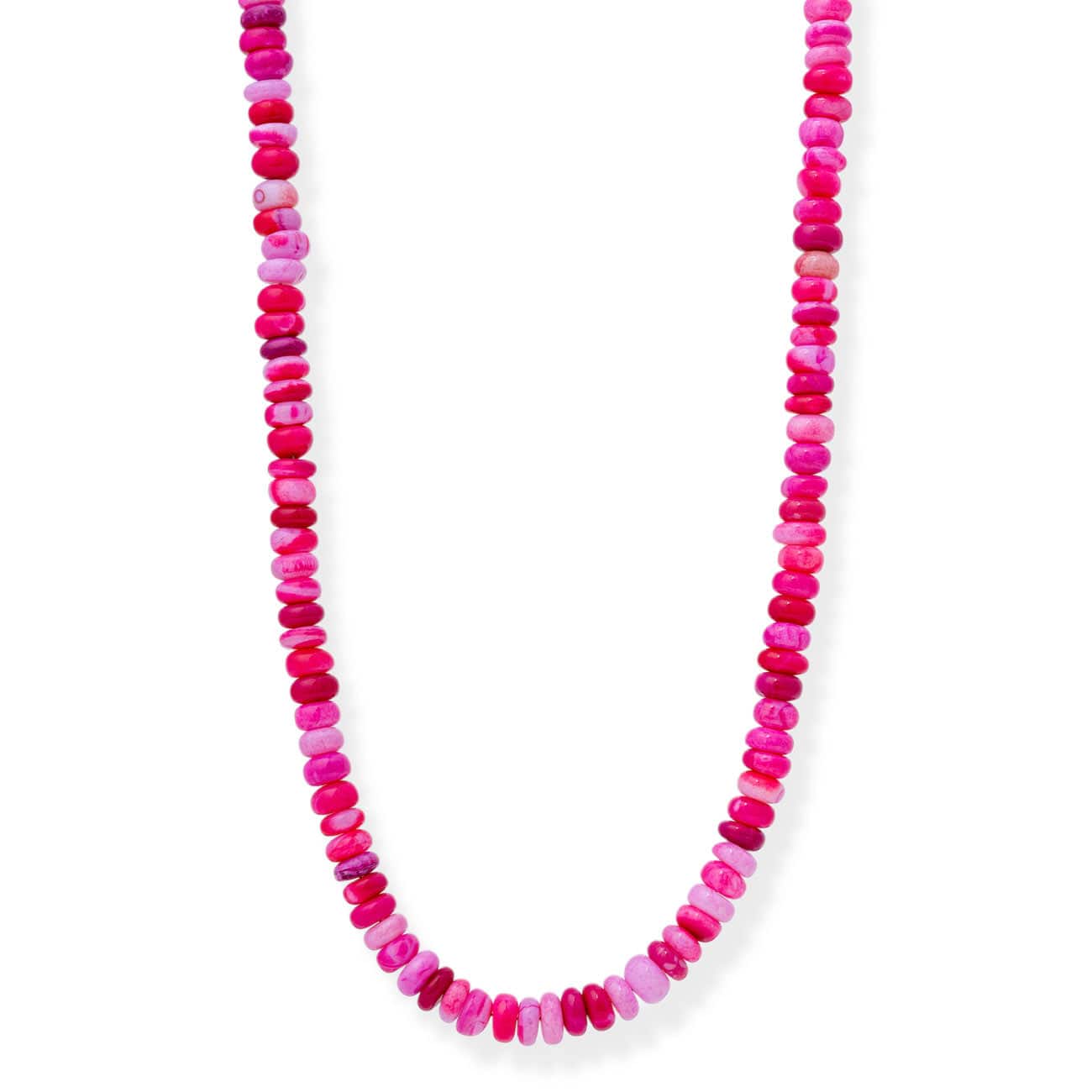 BRACHA Hot Pink Swirl Candy Necklace