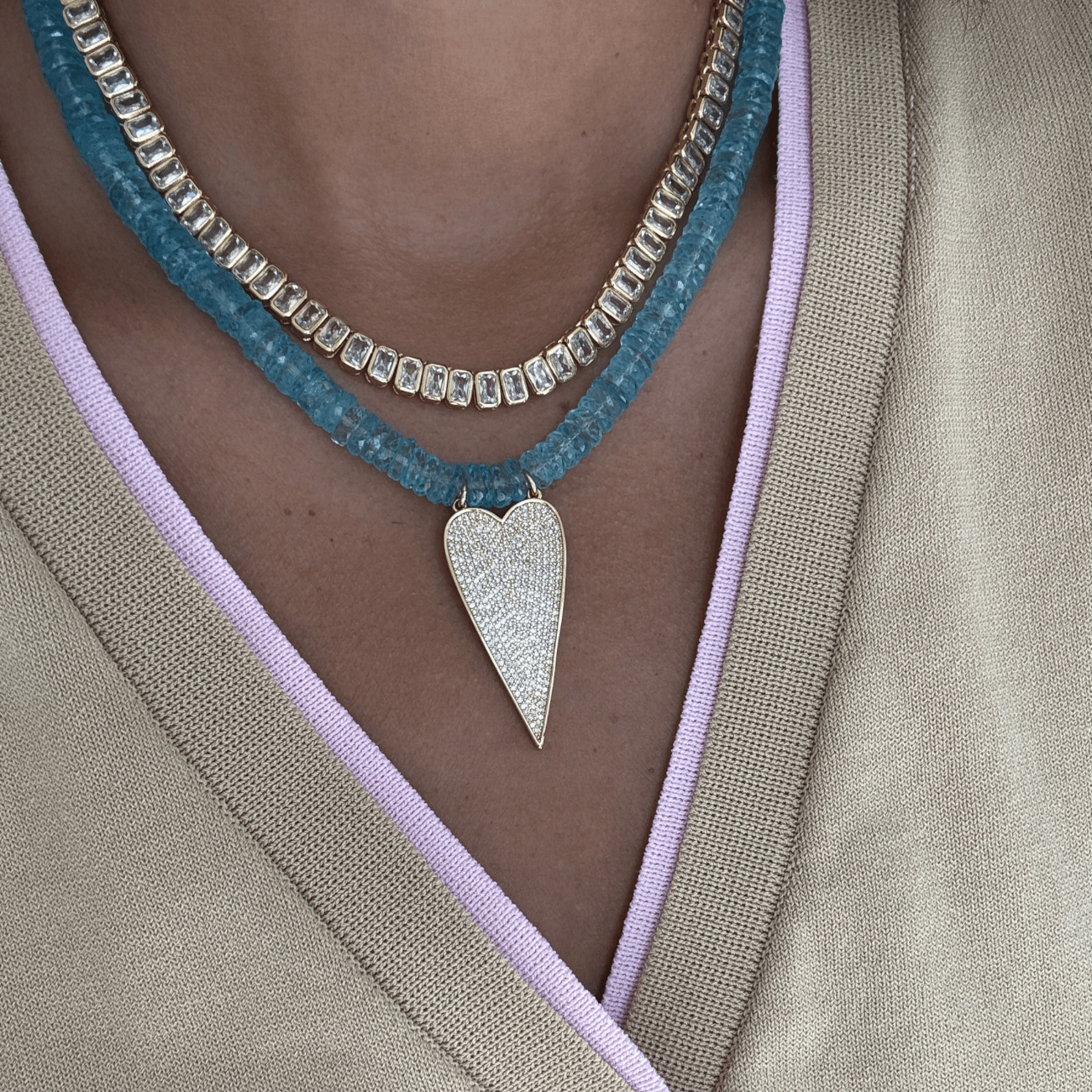 BRACHA Icon Blue Topaz Necklace