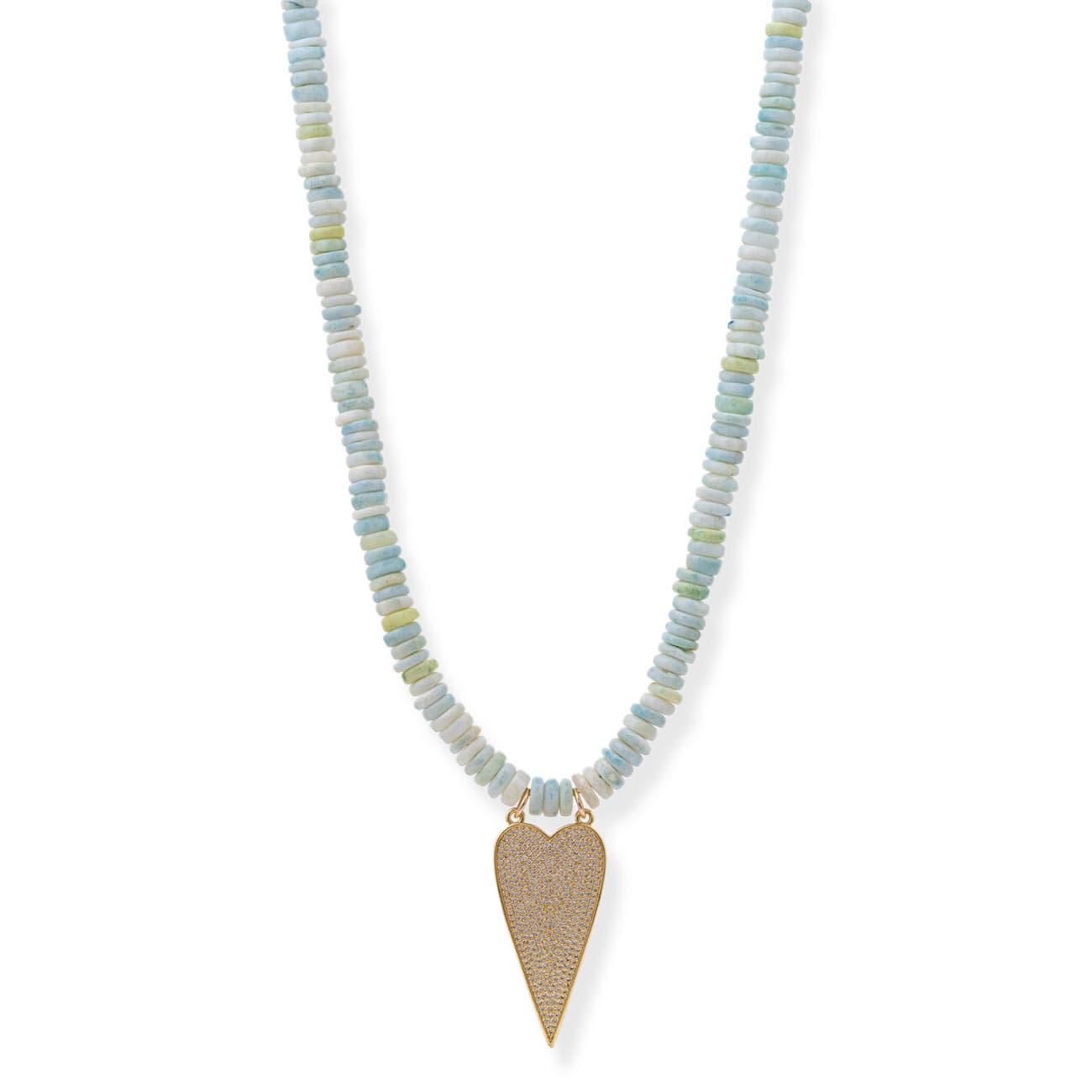 BRACHA Icon Mint Heart Necklace
