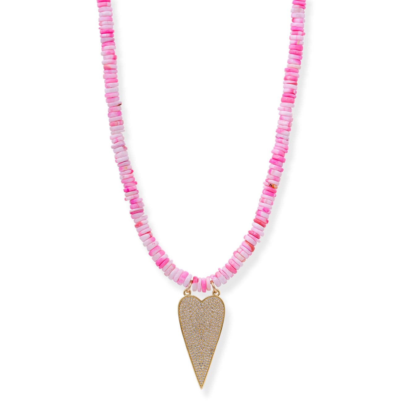 BRACHA Icon Pink Heart Necklace