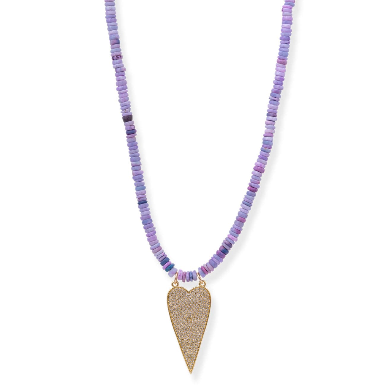 BRACHA Icon Purple Heart Necklace