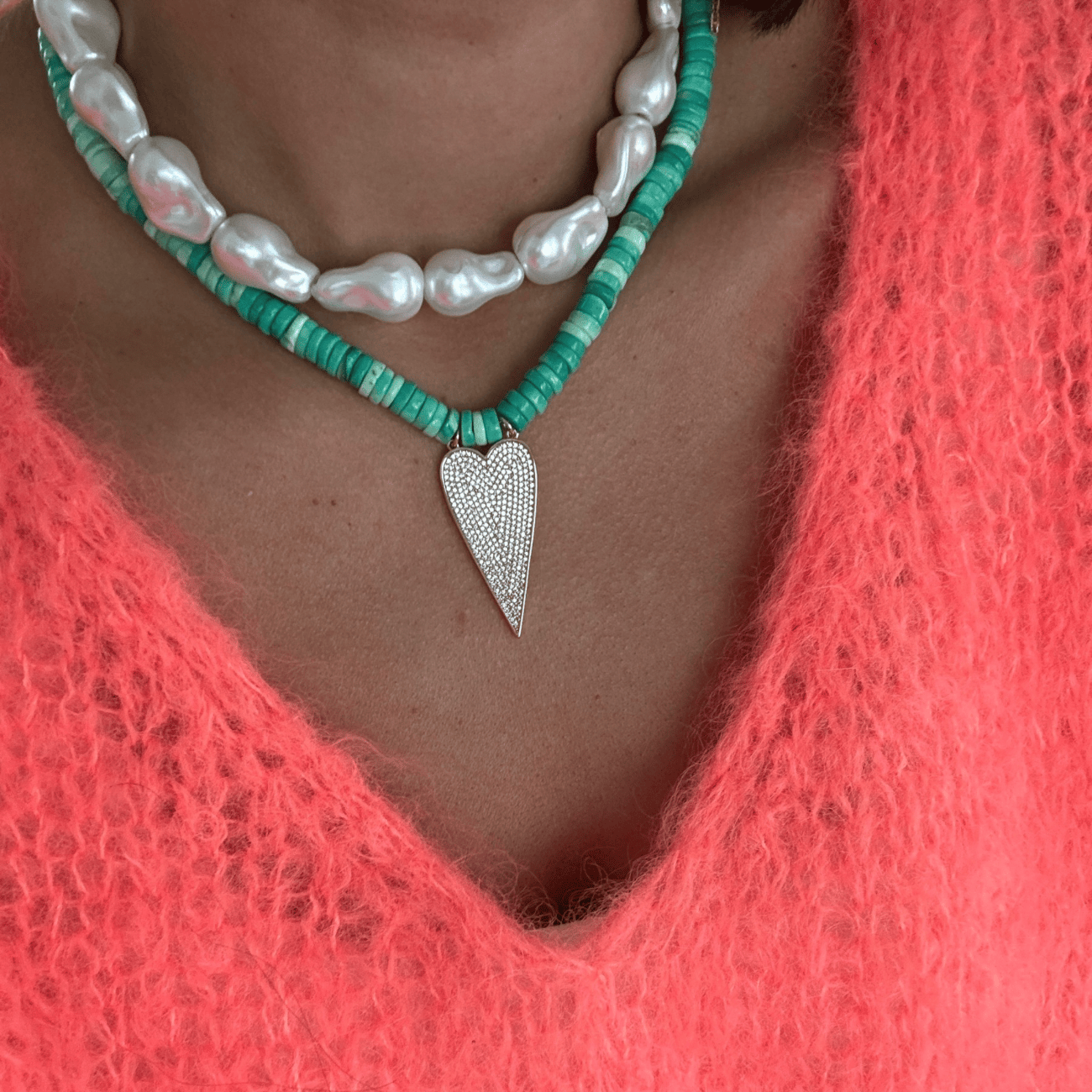 BRACHA Icon Sea Green Necklace