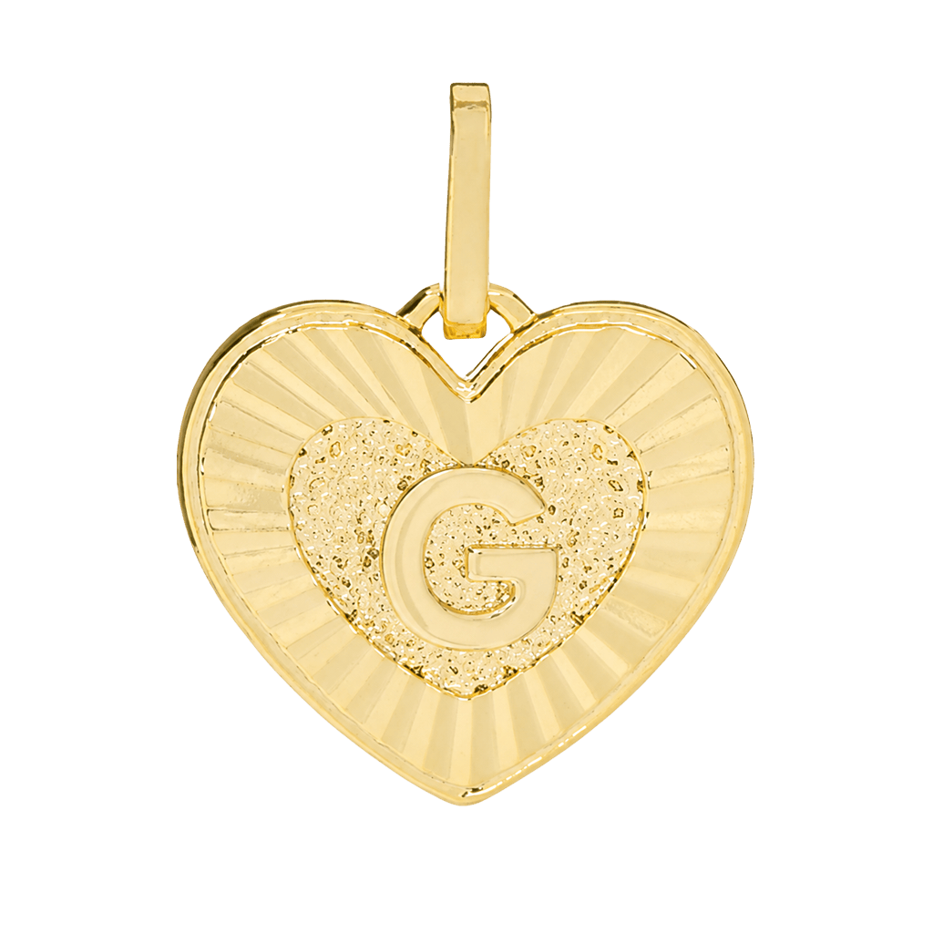 Initial Heart Charm Charm by BRACHA