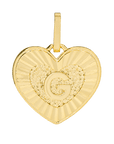 Initial Heart Charm Charm by BRACHA