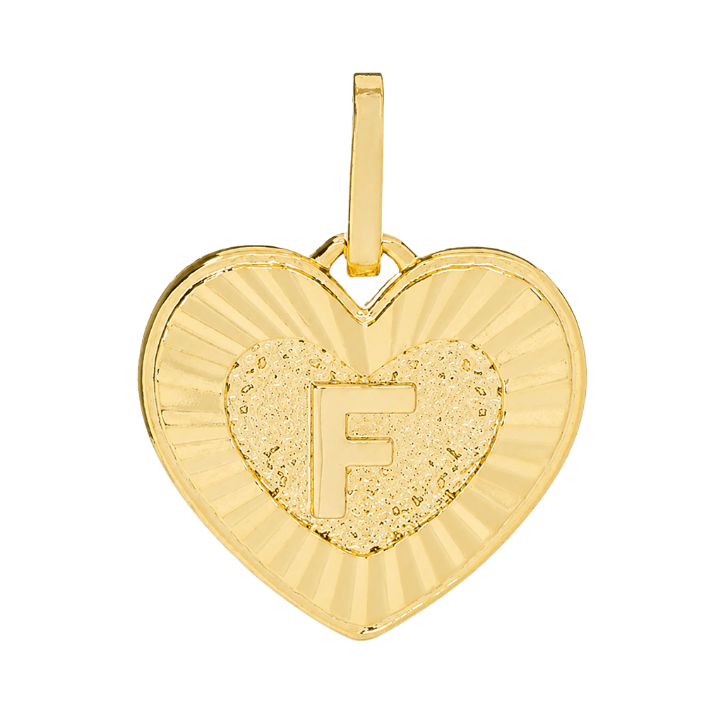Initial Heart Charm Charm by BRACHA