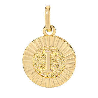 Initial Medallion Charm - I