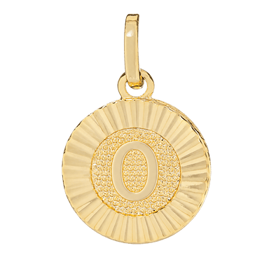 Initial Medallion Charm - O