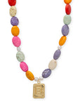 BRACHA Initial Pebble Necklace
