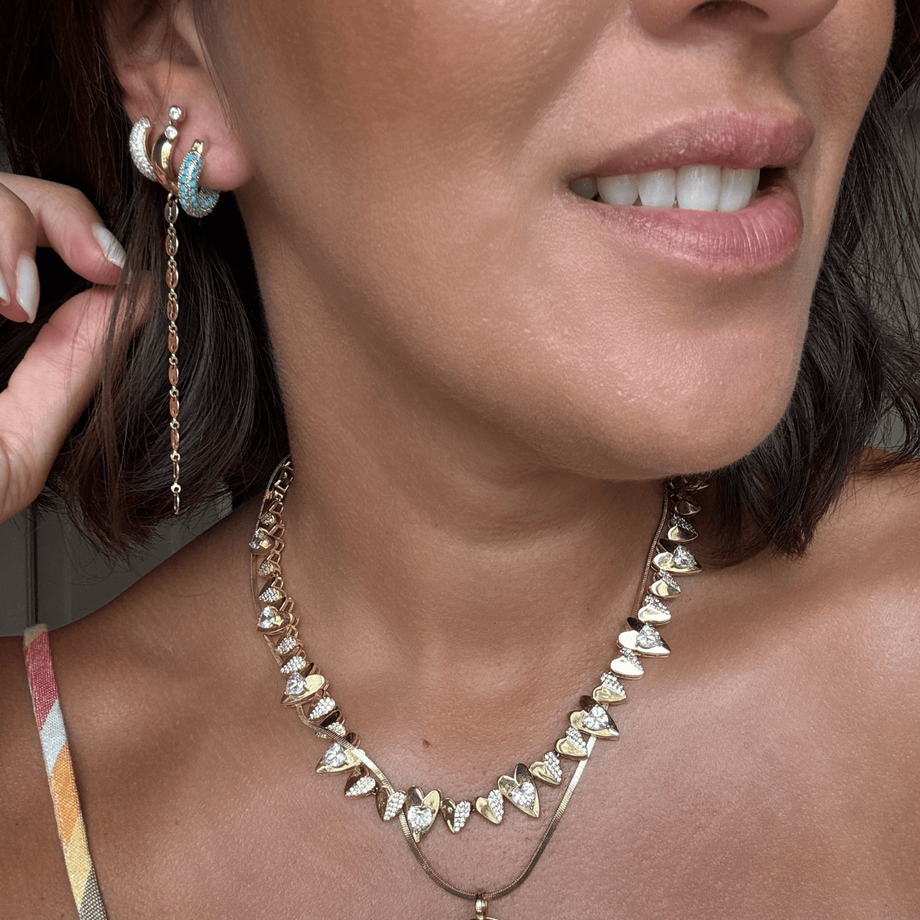 Julia Midi Hoops Earrings by BRACHA