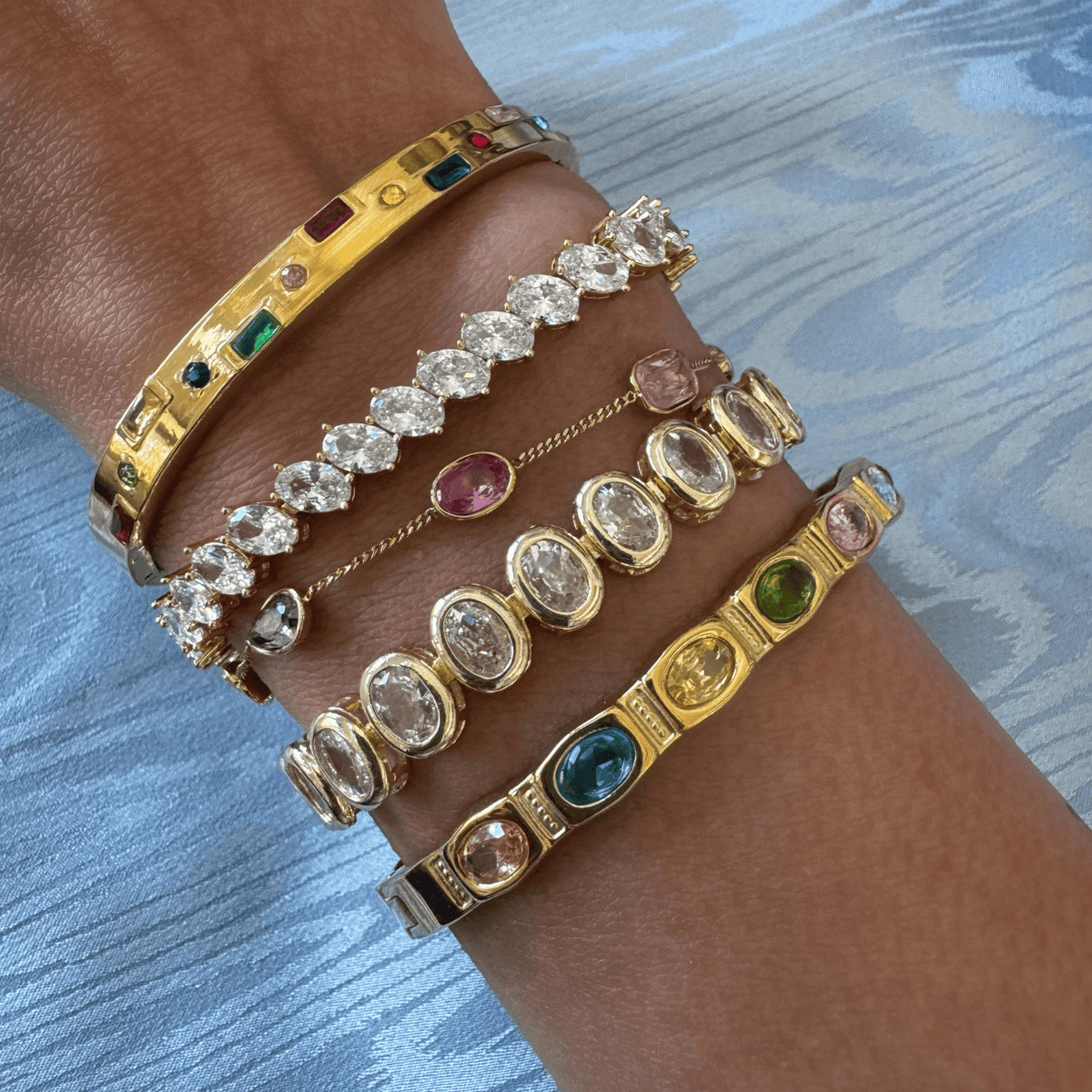 Karter Tennis Bracelet Bracelets by BRACHA