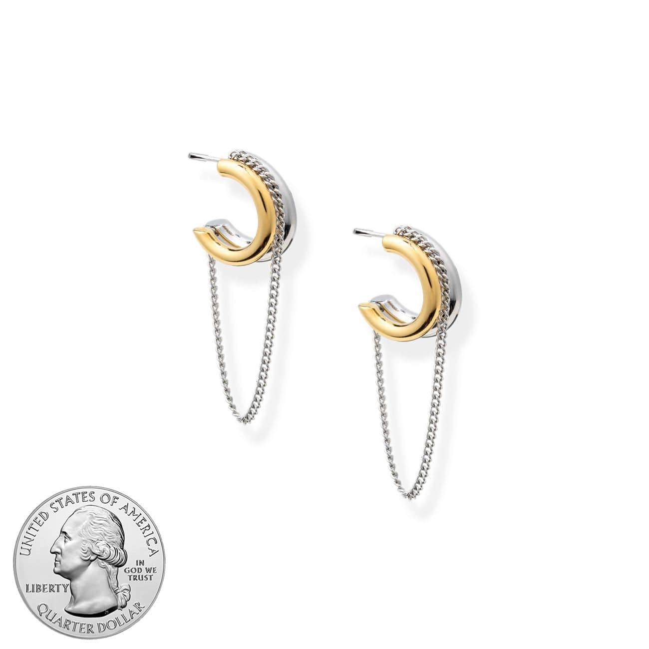 BRACHA Lalli Two Tone Earring