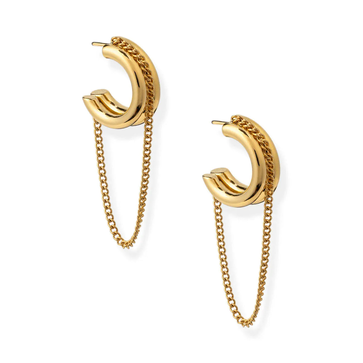 Lalli Two Tone Earring Earrings by BRACHA