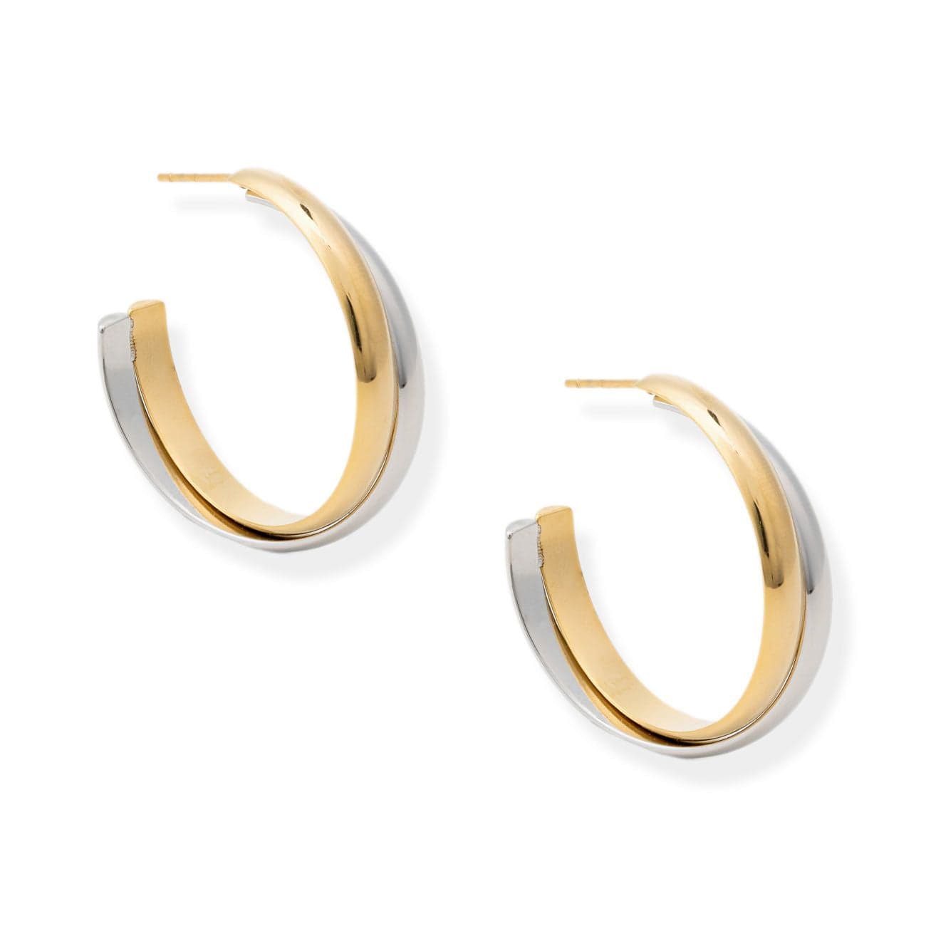 BRACHA Lira Two Tone Hoops