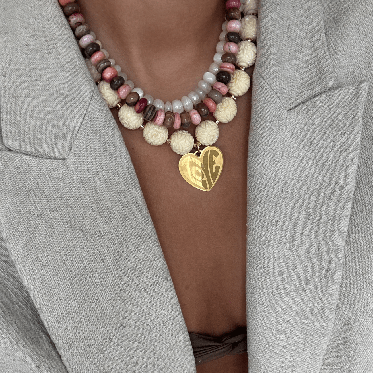 BRACHA Love Grows Beaded Necklace