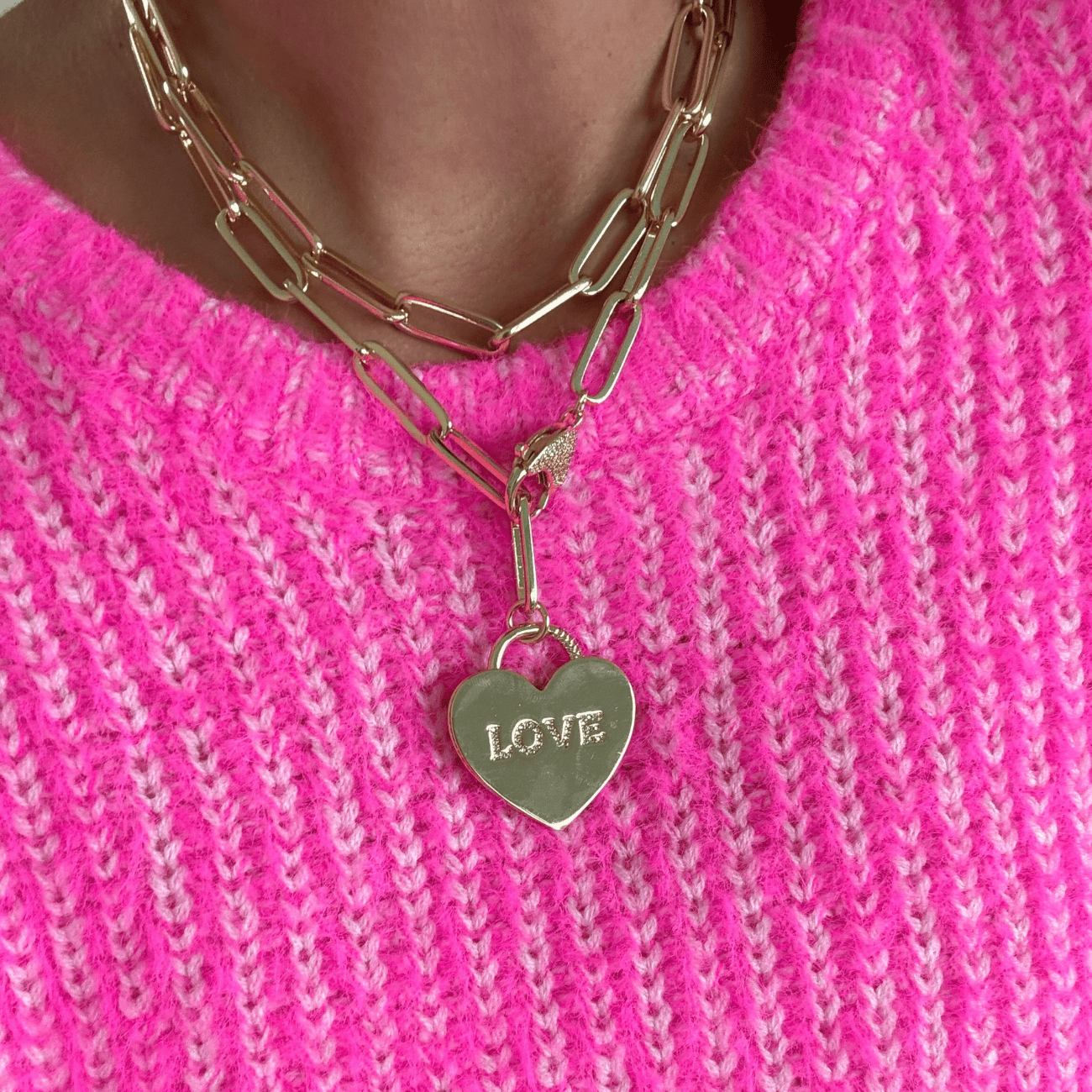 BRACHA Love Lock Necklace