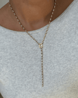 Lucent Diamond Lariat Necklaces by BRACHA