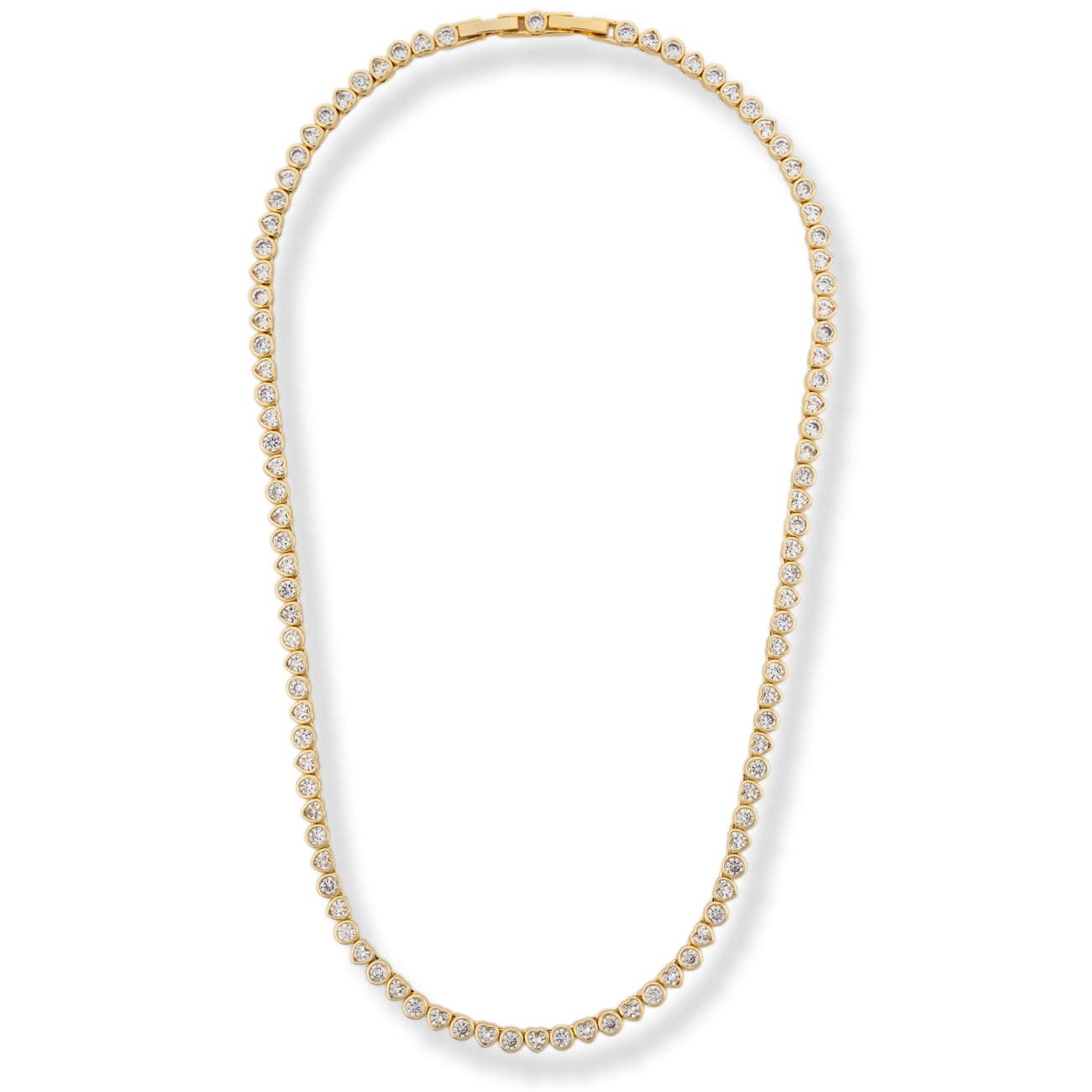 Mali Heart Tennis Necklace Necklaces by BRACHA