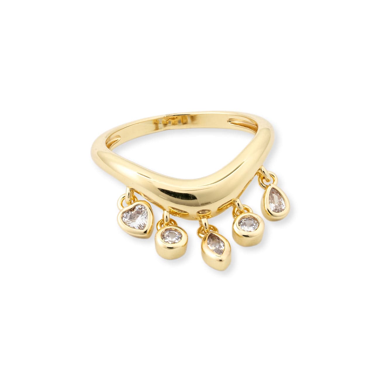 Marina Crystal Ring Rings by BRACHA