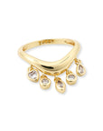 Marina Crystal Ring Rings by BRACHA