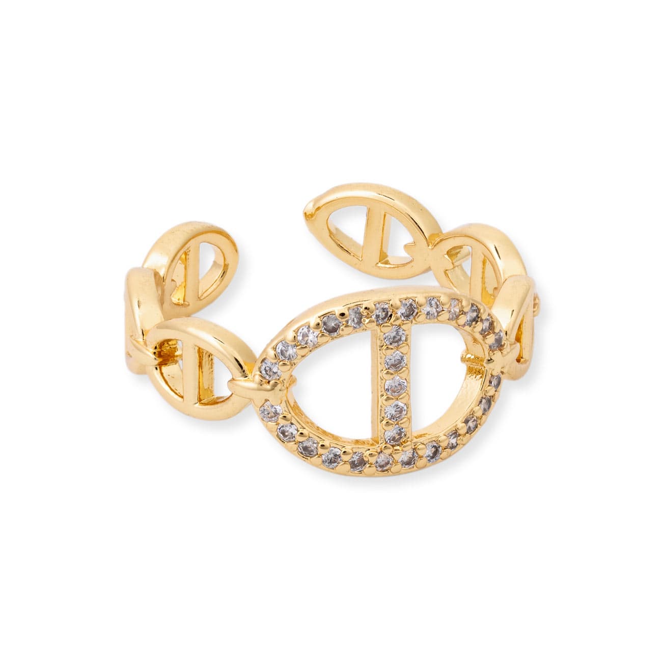 Marley Link Ring Rings by BRACHA