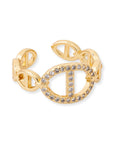 Marley Link Ring Rings by BRACHA