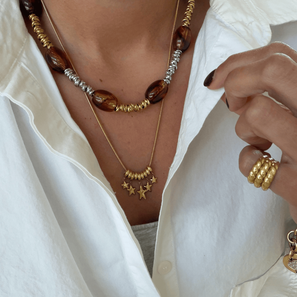 Mercer Star Necklace Necklaces by BRACHA