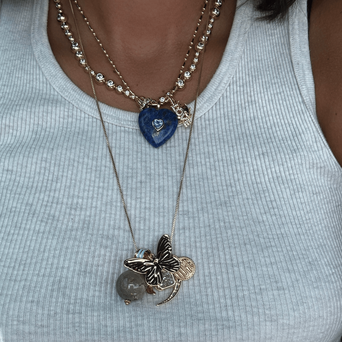 Midnight Heart Charm Charm by BRACHA