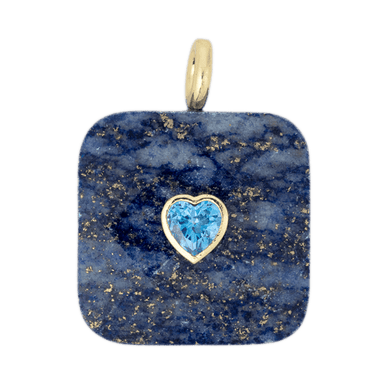 Lapis Tile Charm