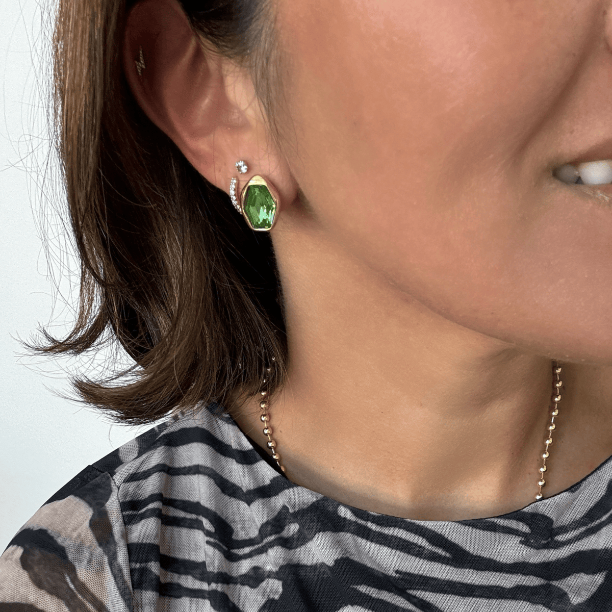 Mila Gem Earrings Earrings by BRACHA
