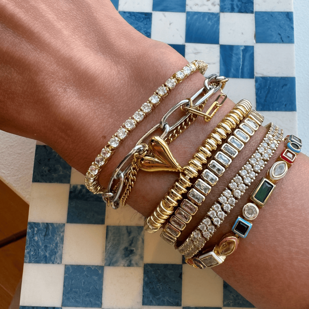 Mini Darcy Tennis Bracelet Bracelets by BRACHA