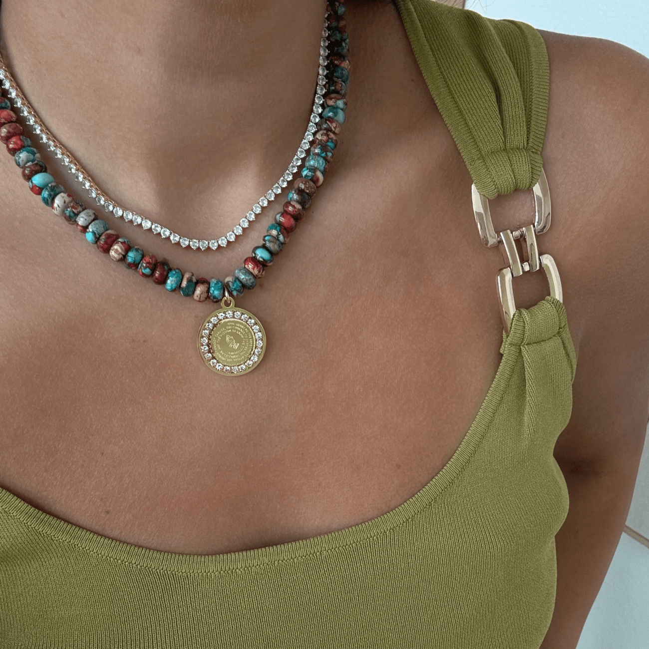 BRACHA Mini Darcy Tennis Necklace