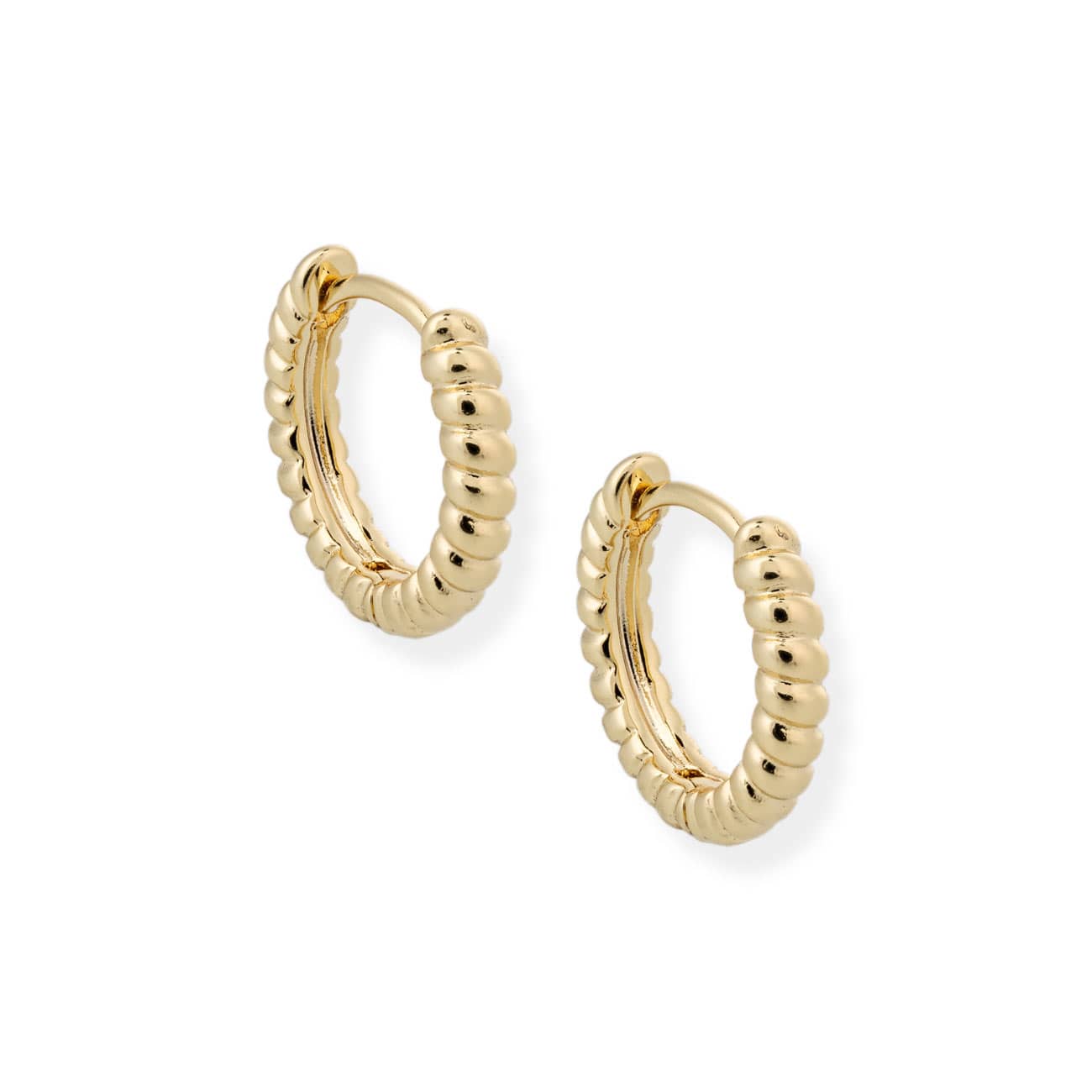 Mini Frankie Tube Hoops by BRACHA