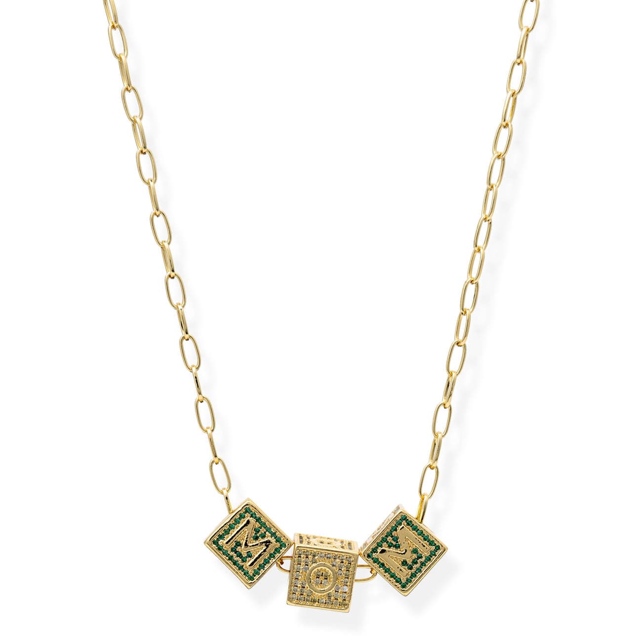 BRACHA Mom Block Necklace