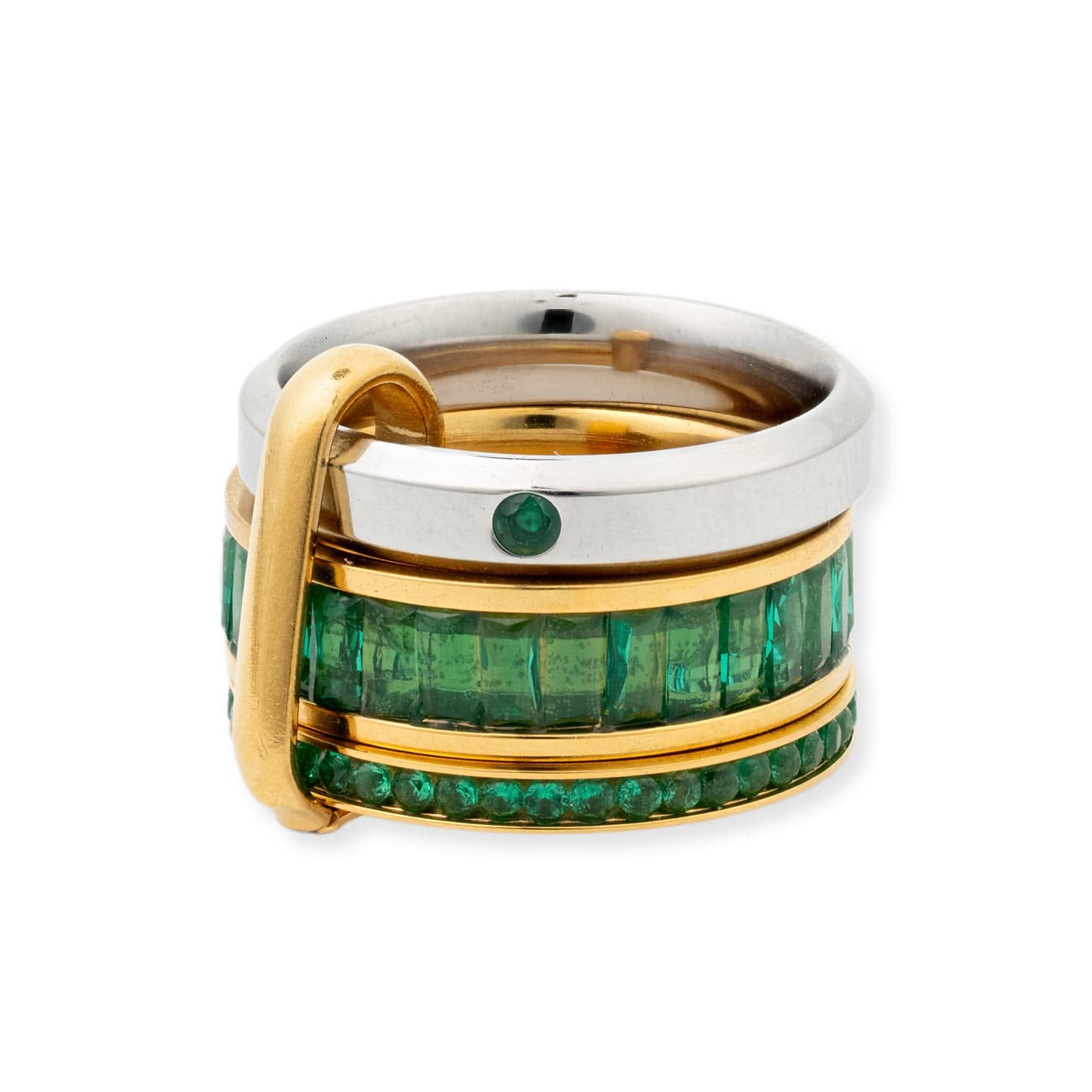 Montgomery Stacked Ring Rings by BRACHA