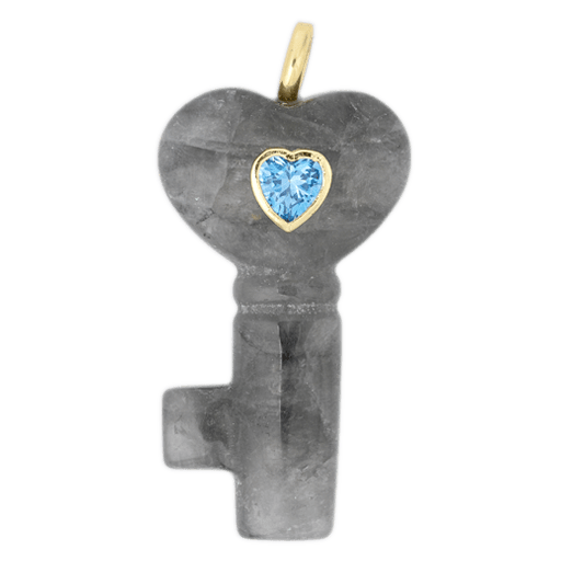 BRACHA Moonstone Key Charm