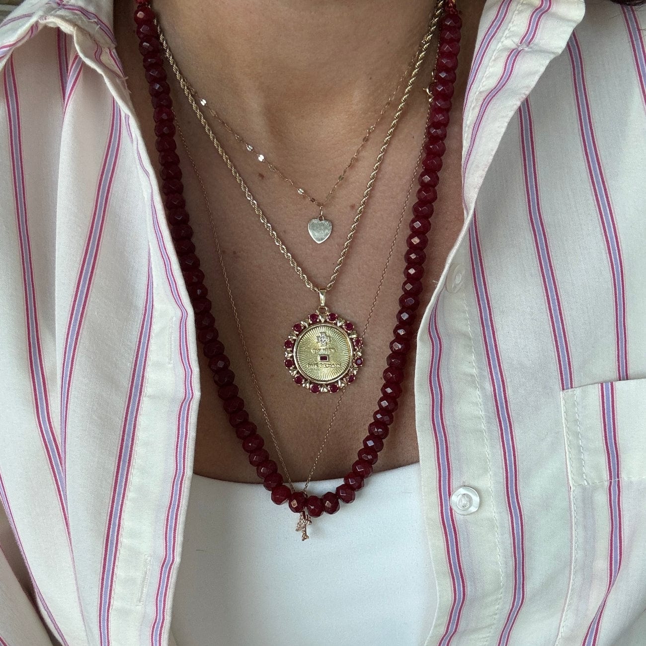 BRACHA More Than Yesterday Ruby Necklace