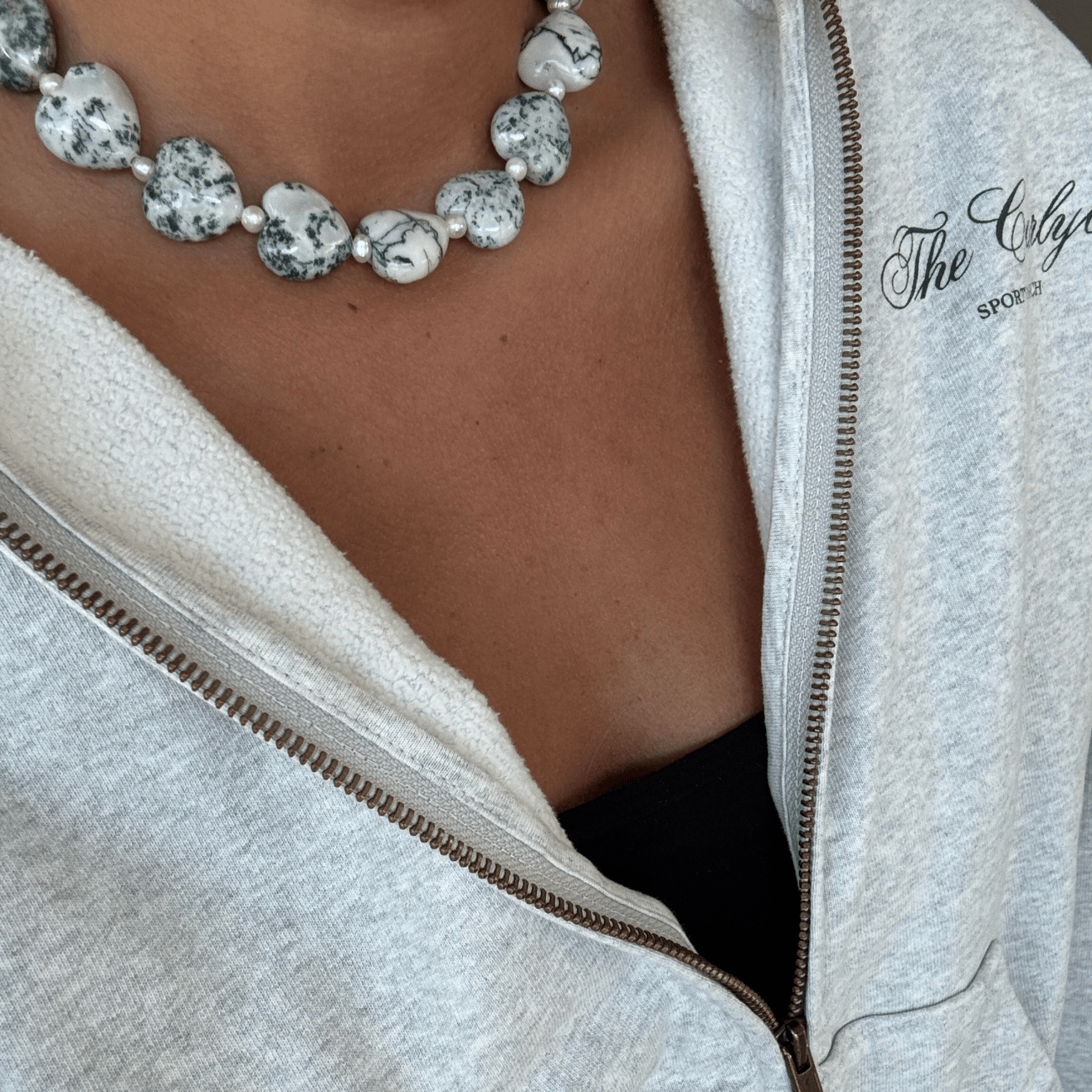 Mossy Murphy Heart Necklace Necklaces by BRACHA