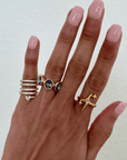 BRACHA Nicole Spiral Pink Ring