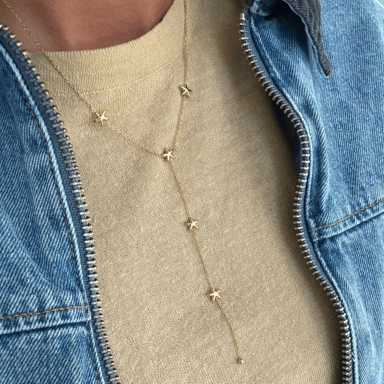 BRACHA Nova Star Lariat Necklace