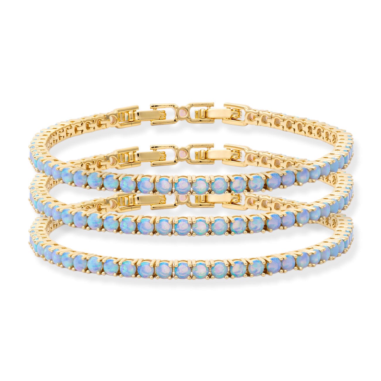 BRACHA Oceans Blue Opal Tennis Bracelet