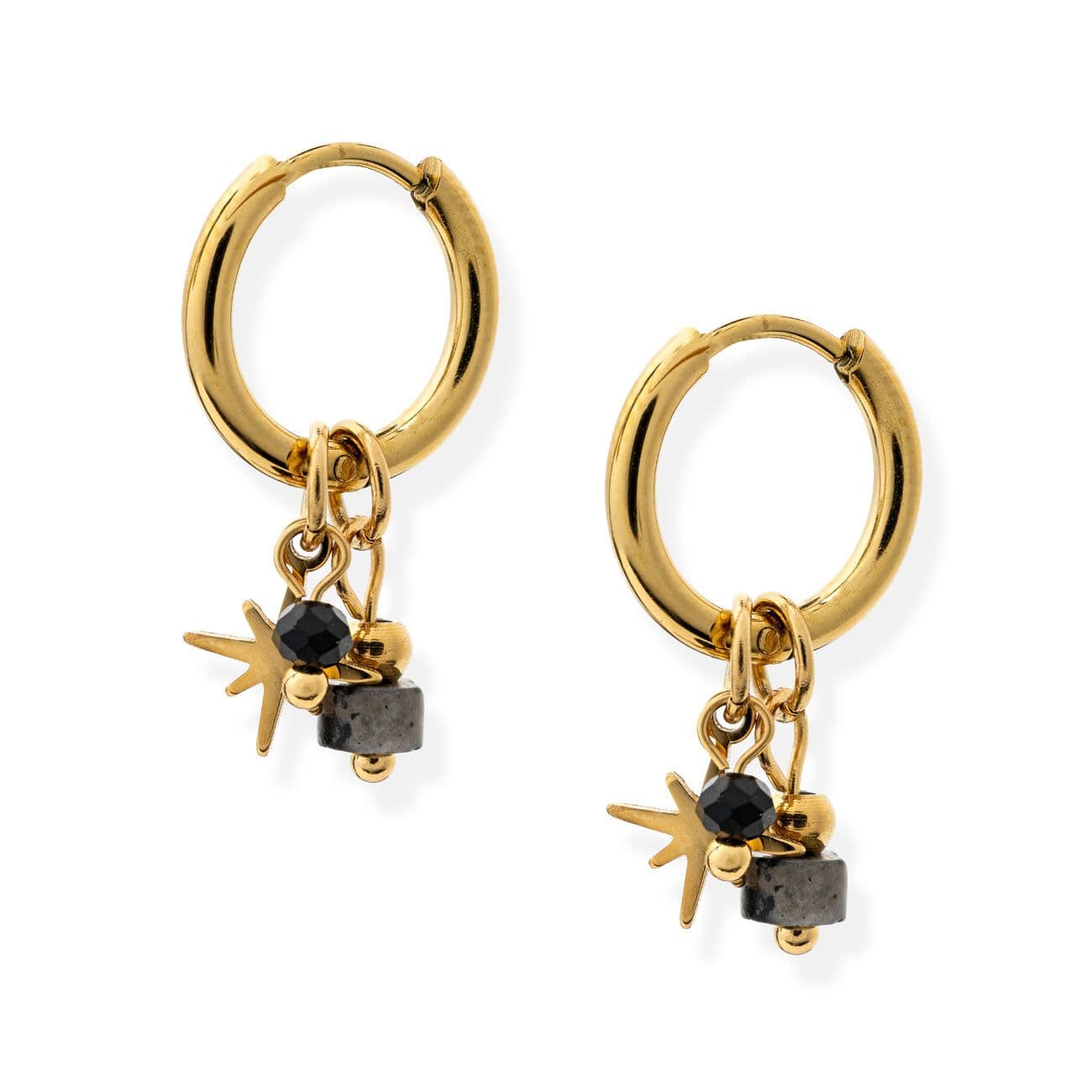 BRACHA Onyx Hoop Earring