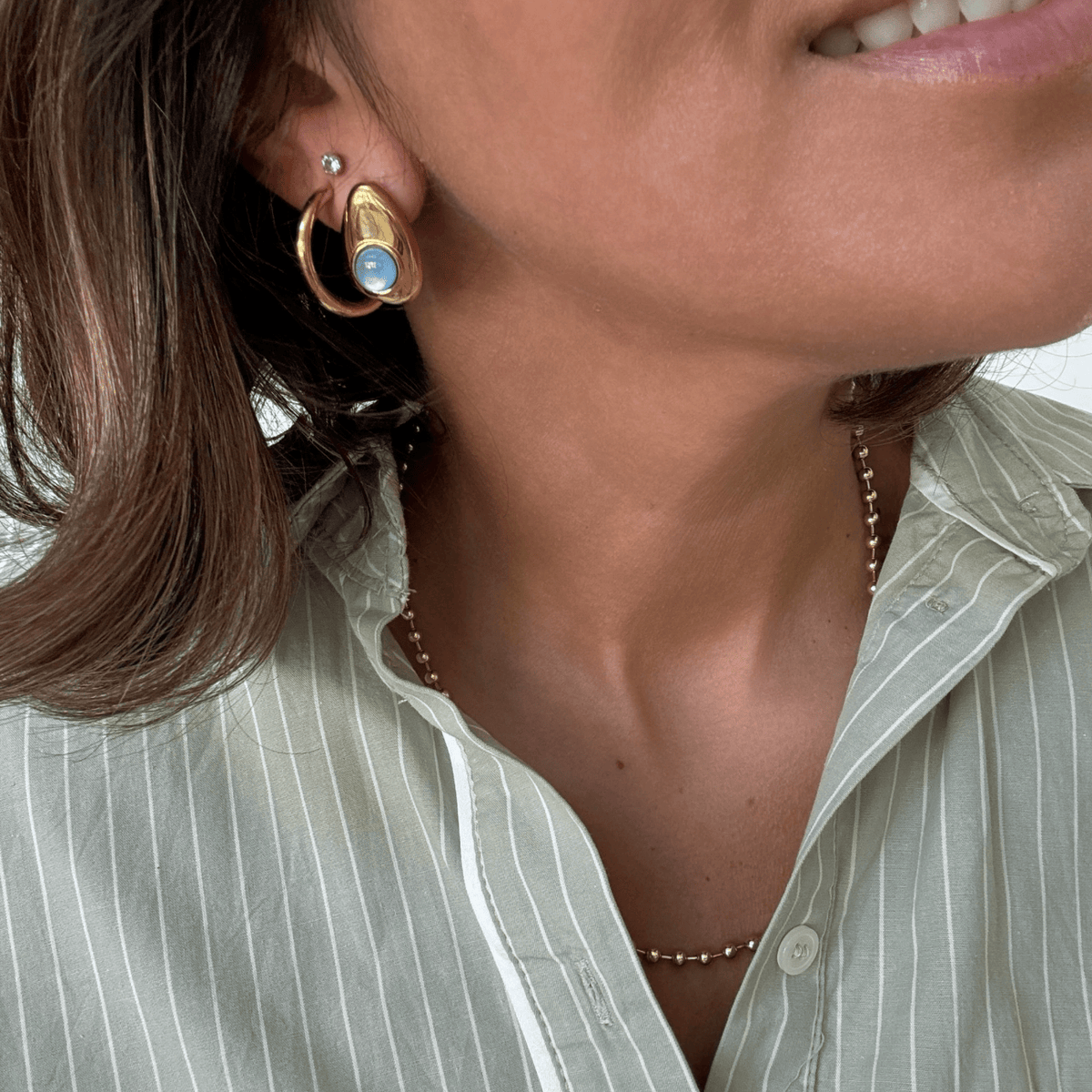 Palmer Drop Earrings Earrings by BRACHA