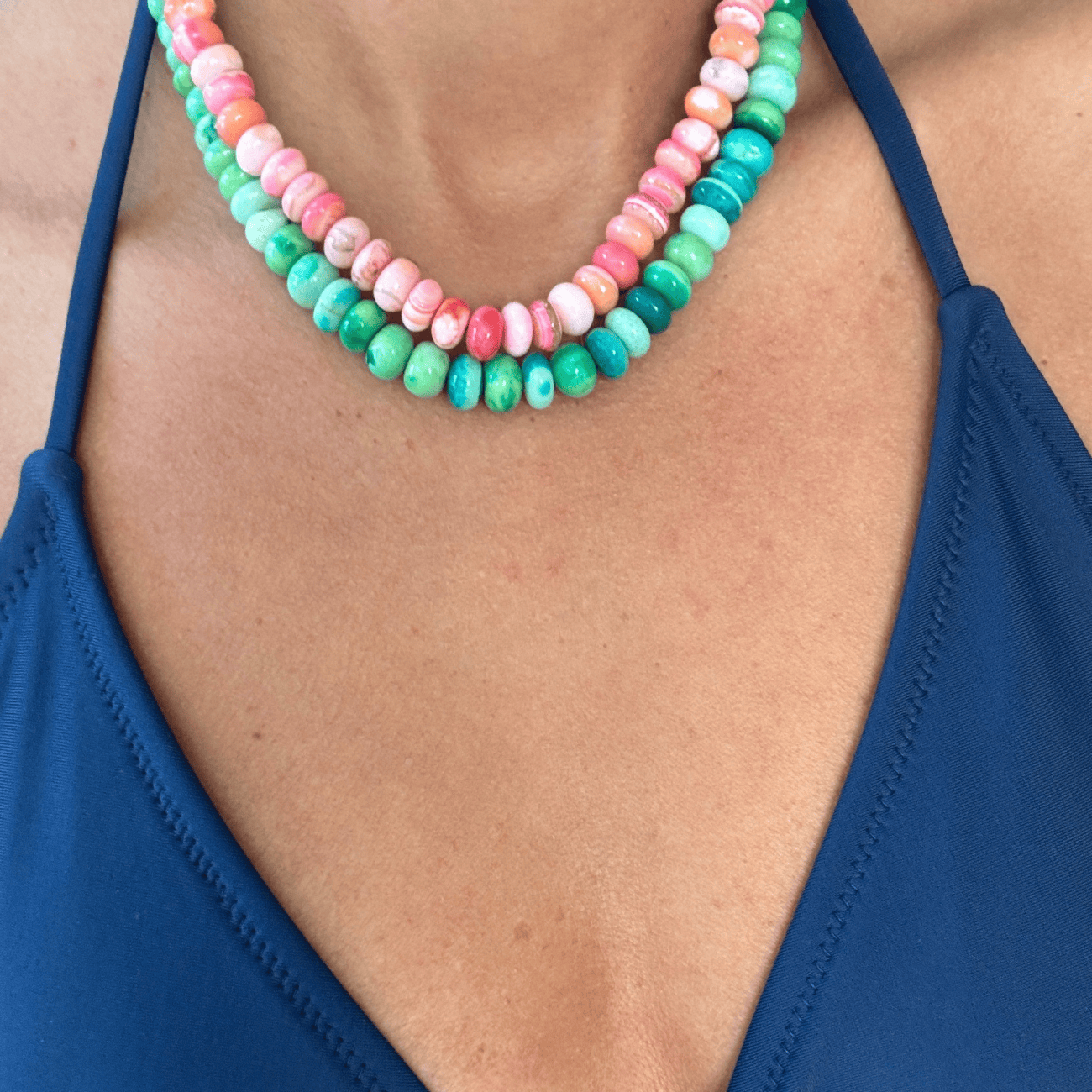 BRACHA Peach Bellini Candy Necklace
