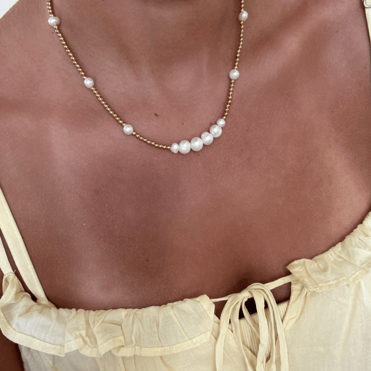 BRACHA Pearly Layering Necklace