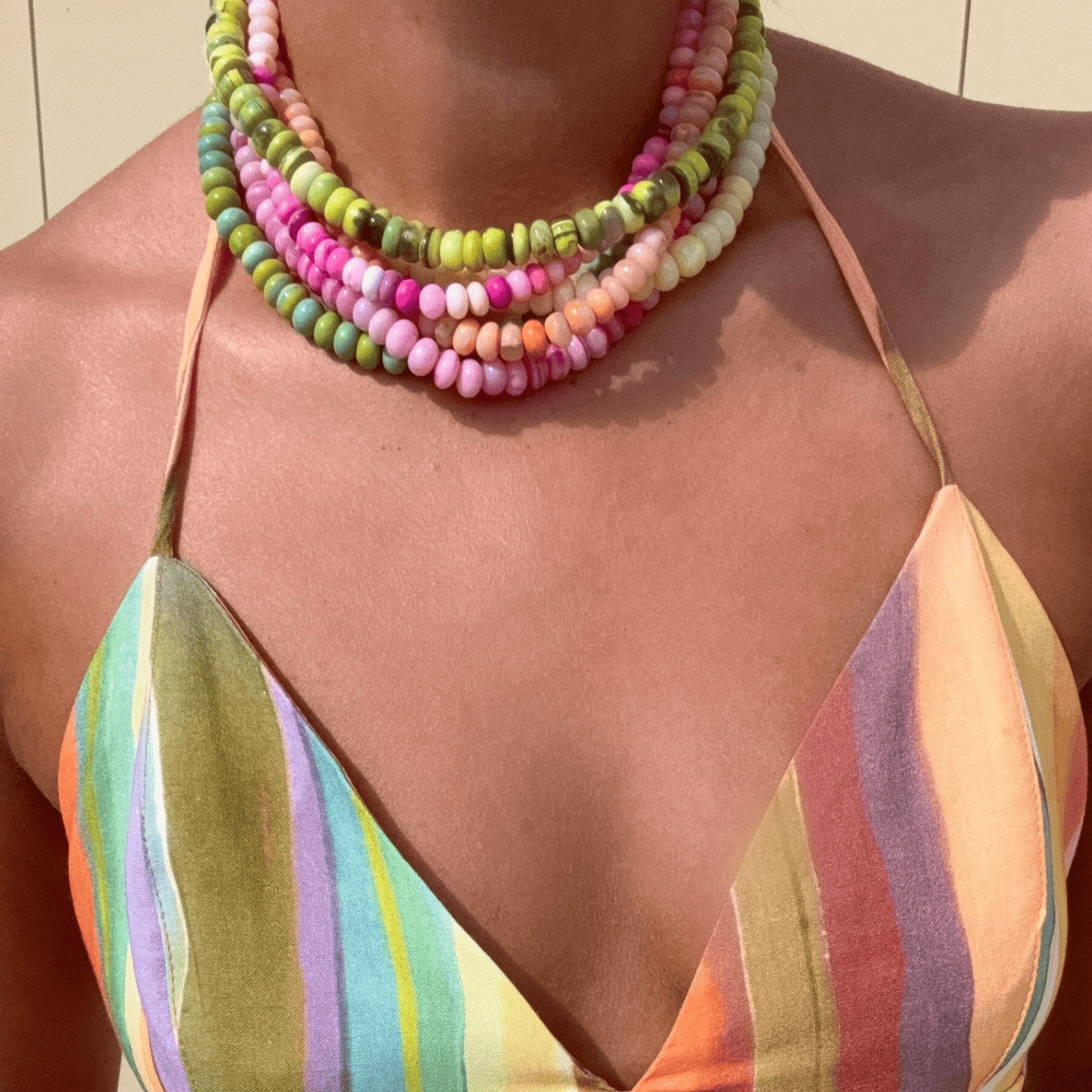 Pink Berry Candy Necklace Necklaces by BRACHA