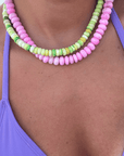 BRACHA Pink Lemonade Jumbo Candy Necklace