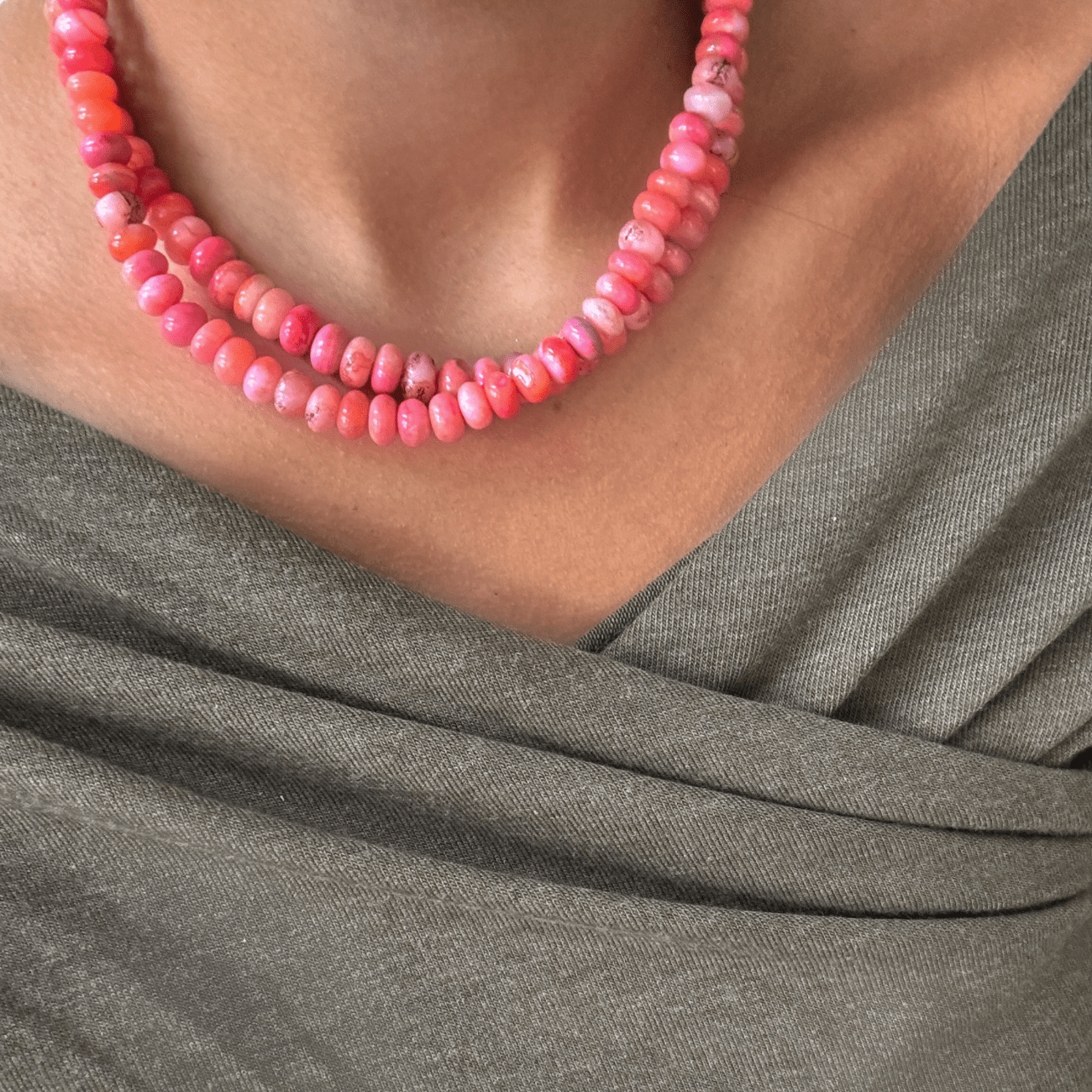BRACHA Pink Spice Candy Necklace